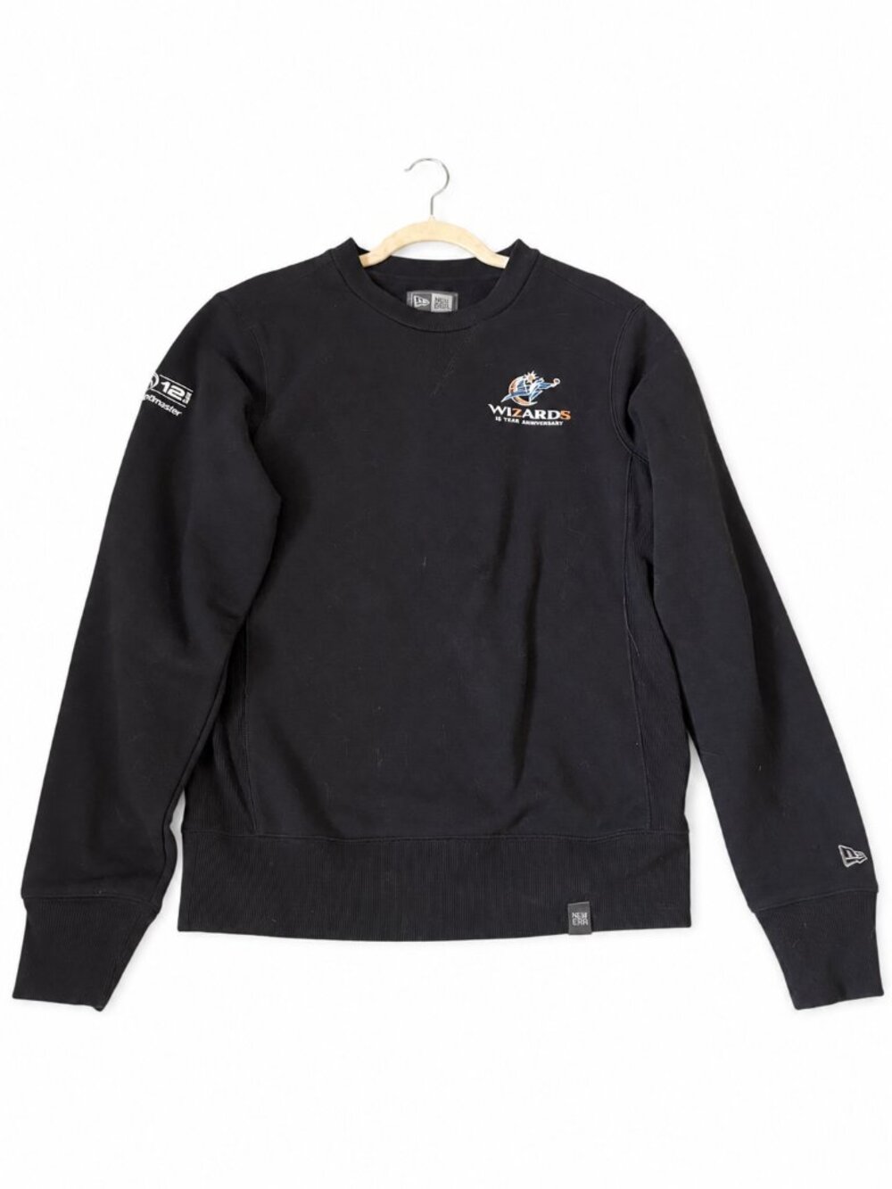 New Era Washington Wizards Black Crewneck Sweatshirt XS